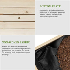 BIRASIL storage shelf holding tools and pots for convenient organized gardening