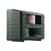 Bird-X front view of Yard Gard showing compact deterrent and coverage benefit