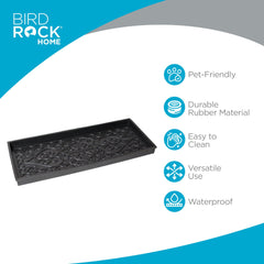 BIRDROCK HOME tray used under dog bowls to prevent spills