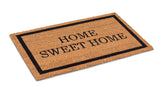 BIRDROCK HOME front view doormat showing welcome design and durable look