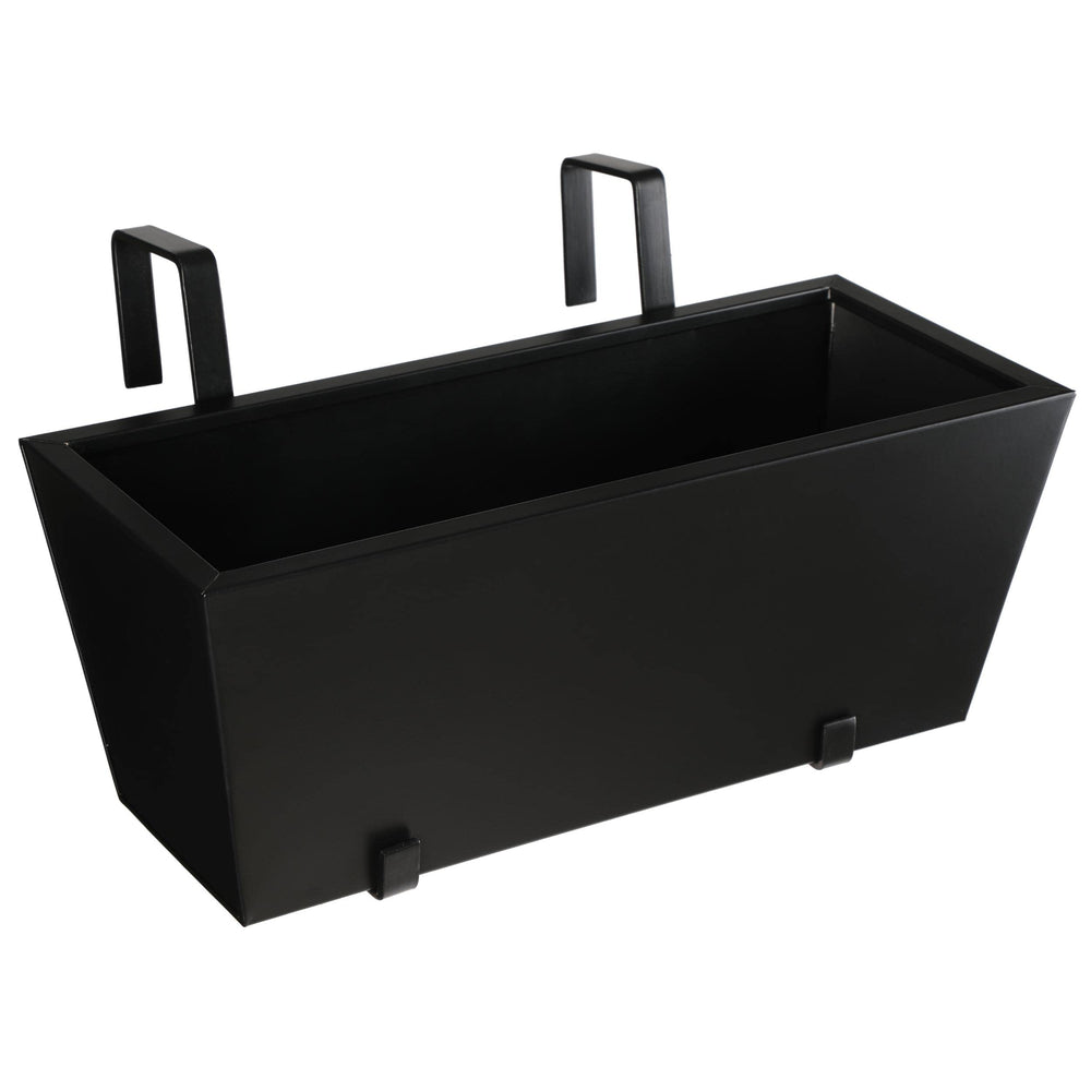BIRDROCK HOME front view of planter showing clean lines and space-saving benefit