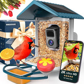 BIRDSFAVE front view of feeder showing clear design and easy access