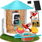 birdsnap TUC front view showing feeder and camera, clear viewing for backyard watching
