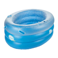 Birth Pool in a Box mini liner close-up of seam and material highlighting durable water barrier
