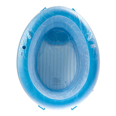 Birth Pool in a Box mini liner installed in a Mini pool demonstrating tidy, hygienic interior