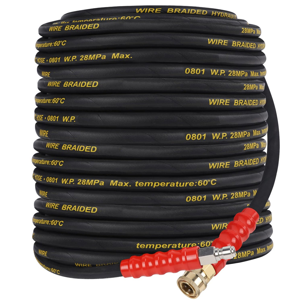 Biswing front packaging showing 50FT hose and durability benefits