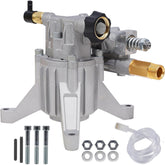 Biswing front view of pump showing compact design and easy replacement benefit