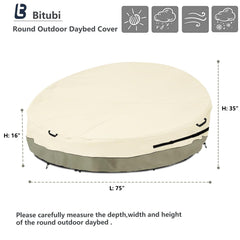 Bitubi close-up of 600D fabric texture demonstrating durable weather resistance