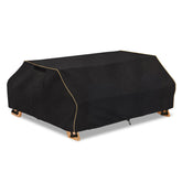 Bitubi front view of full picnic table cover showing complete protection