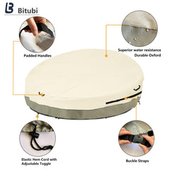 Bitubi side profile showing cover height dimensions for correct fit