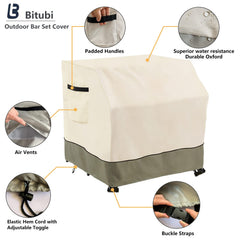Bitubi side view showing vent and padded handle for easy handling