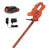 BLACK+DECKER front view showing full trimmer and ergonomic handle benefit