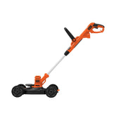 BLACK+DECKER front view compact 3-in-1 mower trimmer combo for small yards