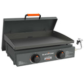 Blackstone 2305 front view showing Smoky Mountain Grey finish and portability benefit
