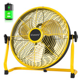 blessny front view of 14-inch fan showing strong airflow and portability
