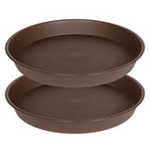 Bleuhome front view of 19 inch saucer showing rim and shape protecting surfaces