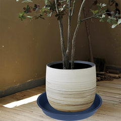 Bleuhome side profile showing saucer depth and sturdy rim for protection