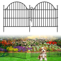 Blingluck front view of assembled panels showing compact, neat garden border