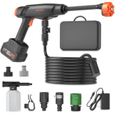 Blissthrill front unit with hose showing compact portability and ready-to-use convenience