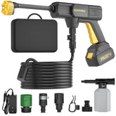 Blissthrill front view showing compact pressure washer and controls for easy handling
