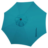 Blissun Cerulean front view showing canopy color and full coverage