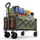 Blomoba front view showing stable structure and large cargo space for easy hauling