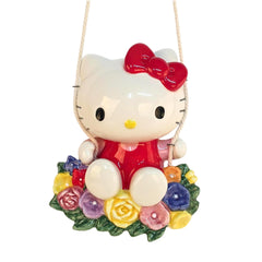 Blue Sky Clayworks Hello Kitty front view showing whimsical design and outdoor charm