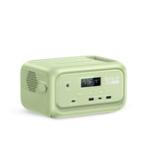 BLUETTI Elite 10 front panel showing ports and display, compact power control benefit