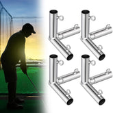 Blulu front view of 4-piece corner kit showing fittings and eye bolts for quick assembly