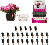 Blumat front packaging and stakes showing full 25-pack for reliable watering