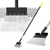 BlumeTrec front view of full 60-inch shovel showing robust blade and handle, durable cleaning