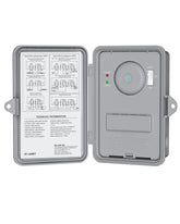 BN-LINK front view of timer box showing robust outdoor enclosure and easy access