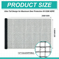 Boao close-up of 50gsm mesh texture highlighting tear resistance and UV protection
