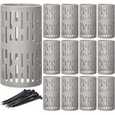 Boao front pack of 15 tree guards showing quantity and gray color protecting trees