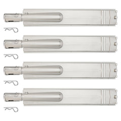 Bobo GrillKing front view of four-pack burners showing complete replacement kit and benefits