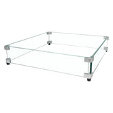 BOMINICA front view of glass wind guard showing clear modern shield and fit