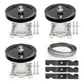 Bomusou front packaging of 54-inch deck rebuild kit showing contents and convenience