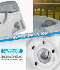 Bonbo pillow installed in Sundance shell showing restored comfort benefit