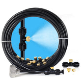 Bonviee front packaging showing complete patio mister kit and quick setup benefit