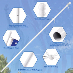 BONWIN threaded pole joint detail illustrating robust connection and easy assembly