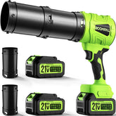BOOMPAL front view of blower showing compact design and portability benefit