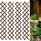 Bounmer front view panel showing clean lattice and cedar finish, adds curb appeal