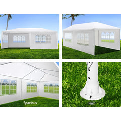 BouPower sidewall with large window showing light entry and visibility benefit