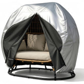 boyspringg front view showing full coverage and weather protection