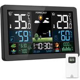 Brataste front color display showing weather and time, easy reading benefit