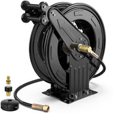 BreAro front view mounted showing tidy hose organization and durable finish