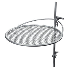 Breeo Outpost Grill 24 front view showing sturdy stainless-steel grate and fit
