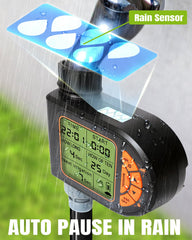 Breeze Touch adjustable dripper detail illustrating flow control benefit