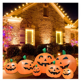 BREONLY front view of stacked pumpkins showing height and curb appeal