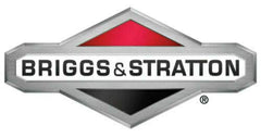 Briggs & Stratton oil filter installed on a lawnmower engine for easy maintenance